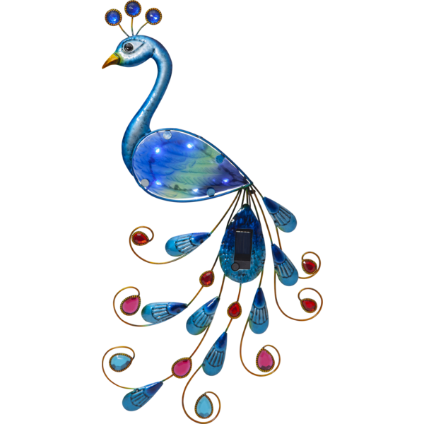 Solar-powered decoration Peacock - 2