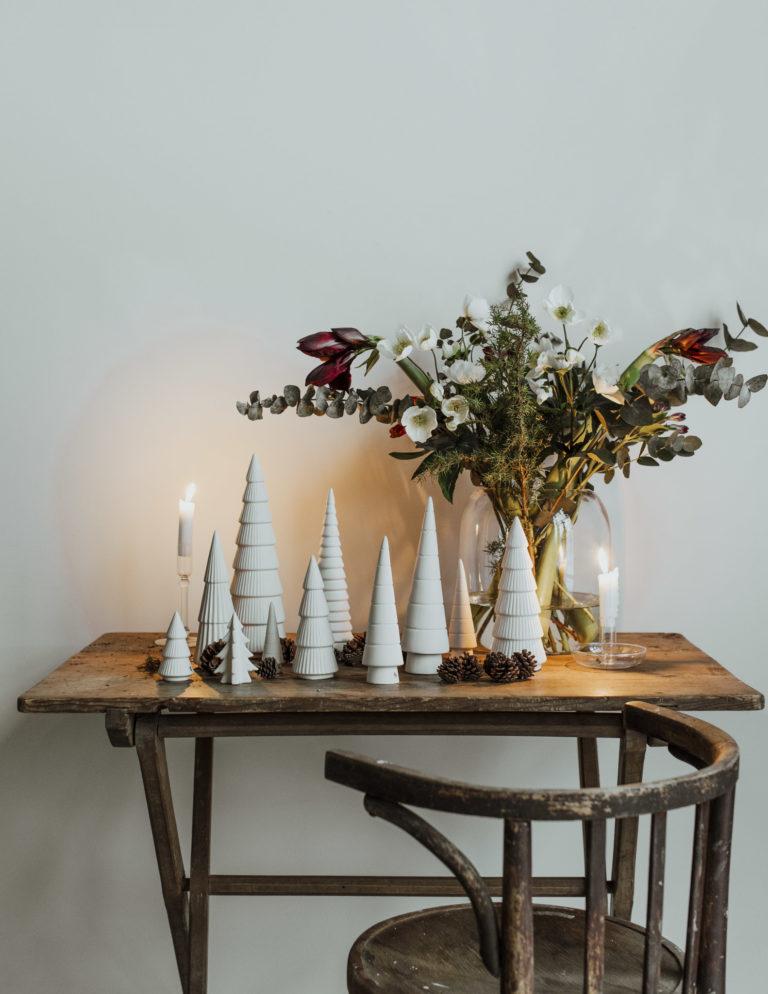 Gransund - Large white ceramic tree - 30 cm - 9