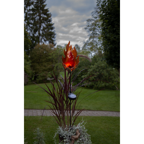 Solcellsdekoration Fackla - Flame - 82 cm - 4