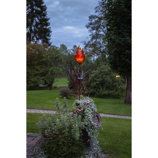 Solcellsdekoration Fackla - Flame - 82 cm - 3