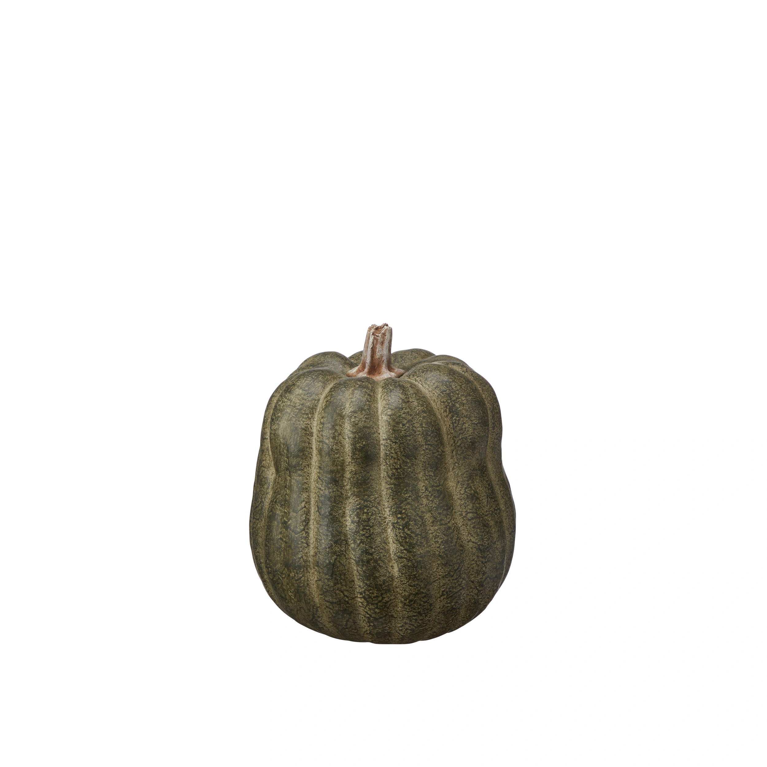 Pumpa - Dekorationspumpa - Grön - Hög - 18x21 cm - 2