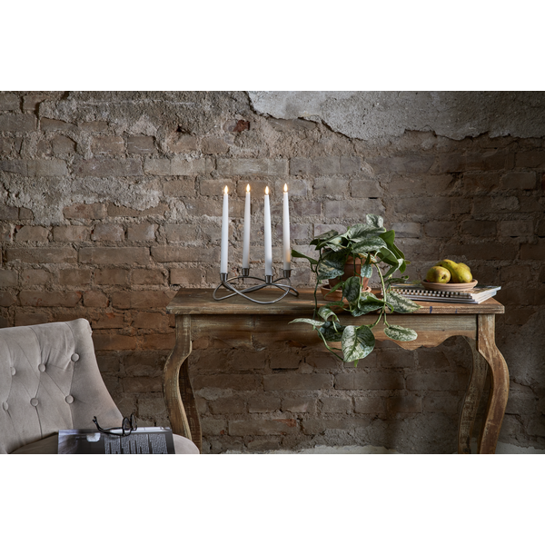 LED Antique Candles - Battery-powered candles with remote control - 4-pack - 28.5 cm - 2