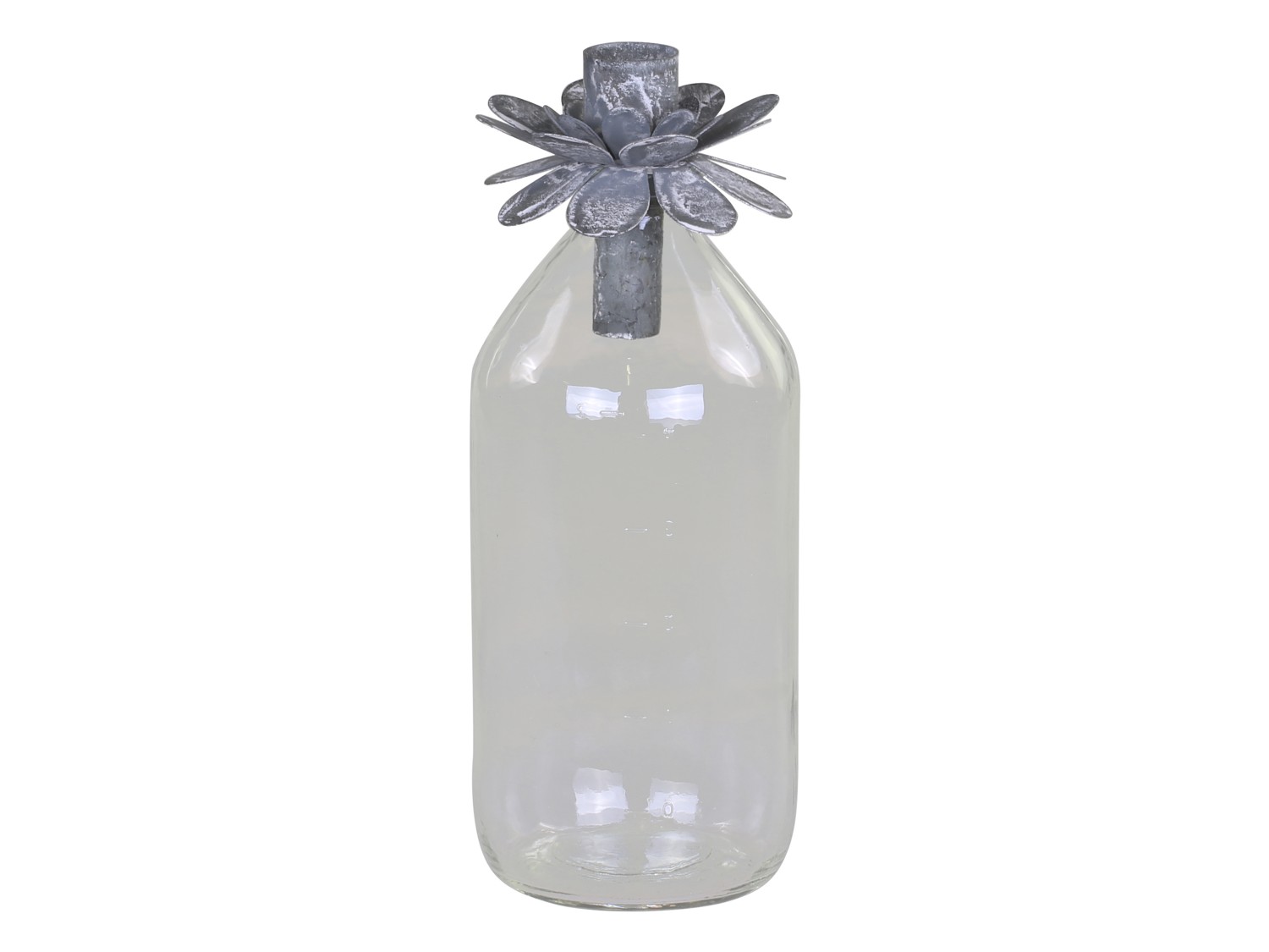Glasflaska med ljusstake för kronljus - Large - 3