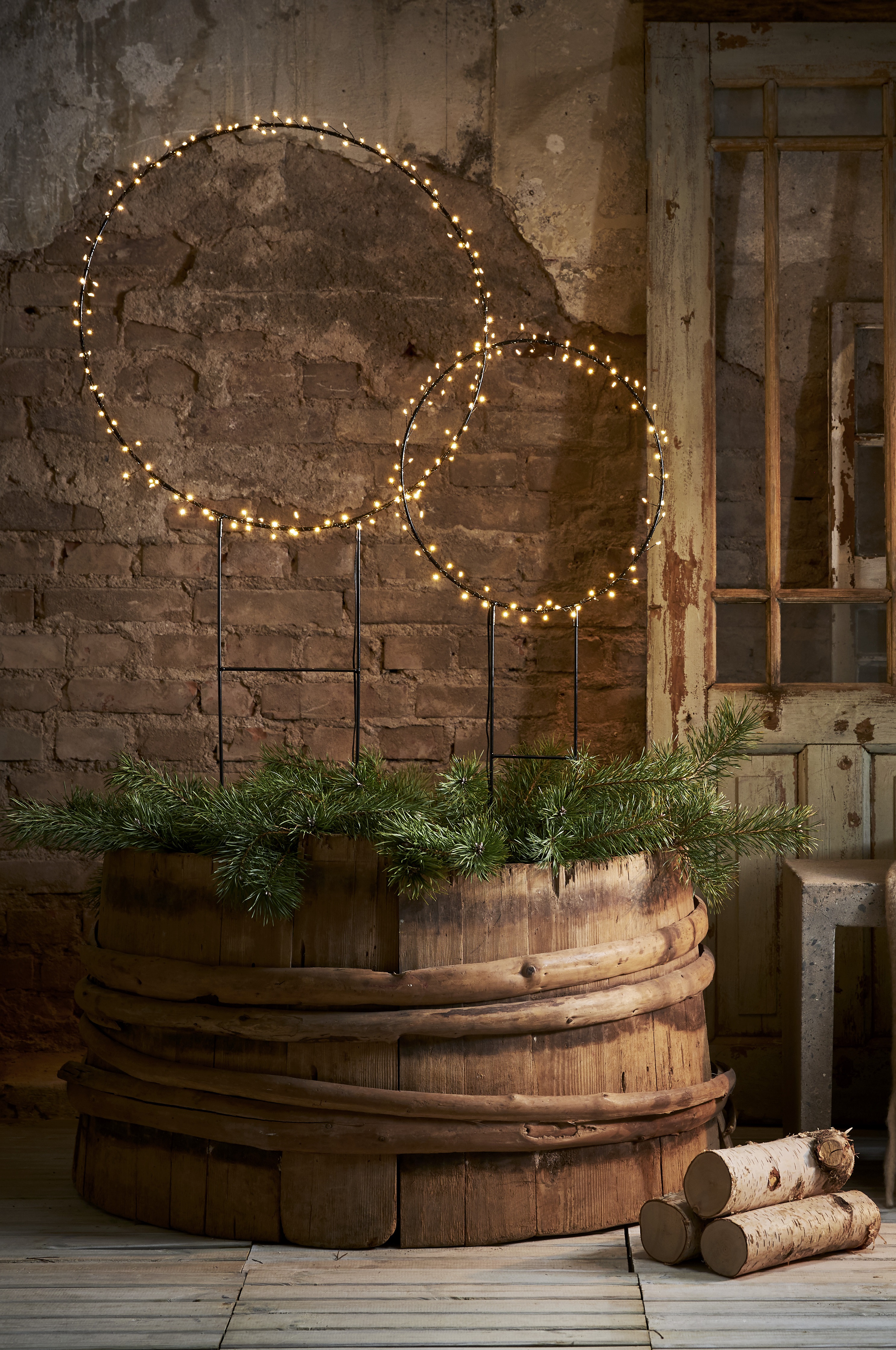 Outdoor decoration Ring - LED - 84x40 cm - 4
