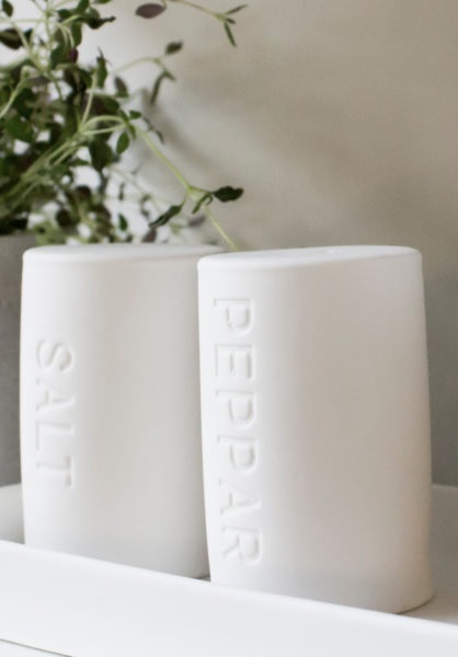 Salt/pepper spice set - White