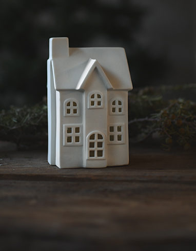 The Village - House Lantern - Lantern House - White - No. 2 - 3