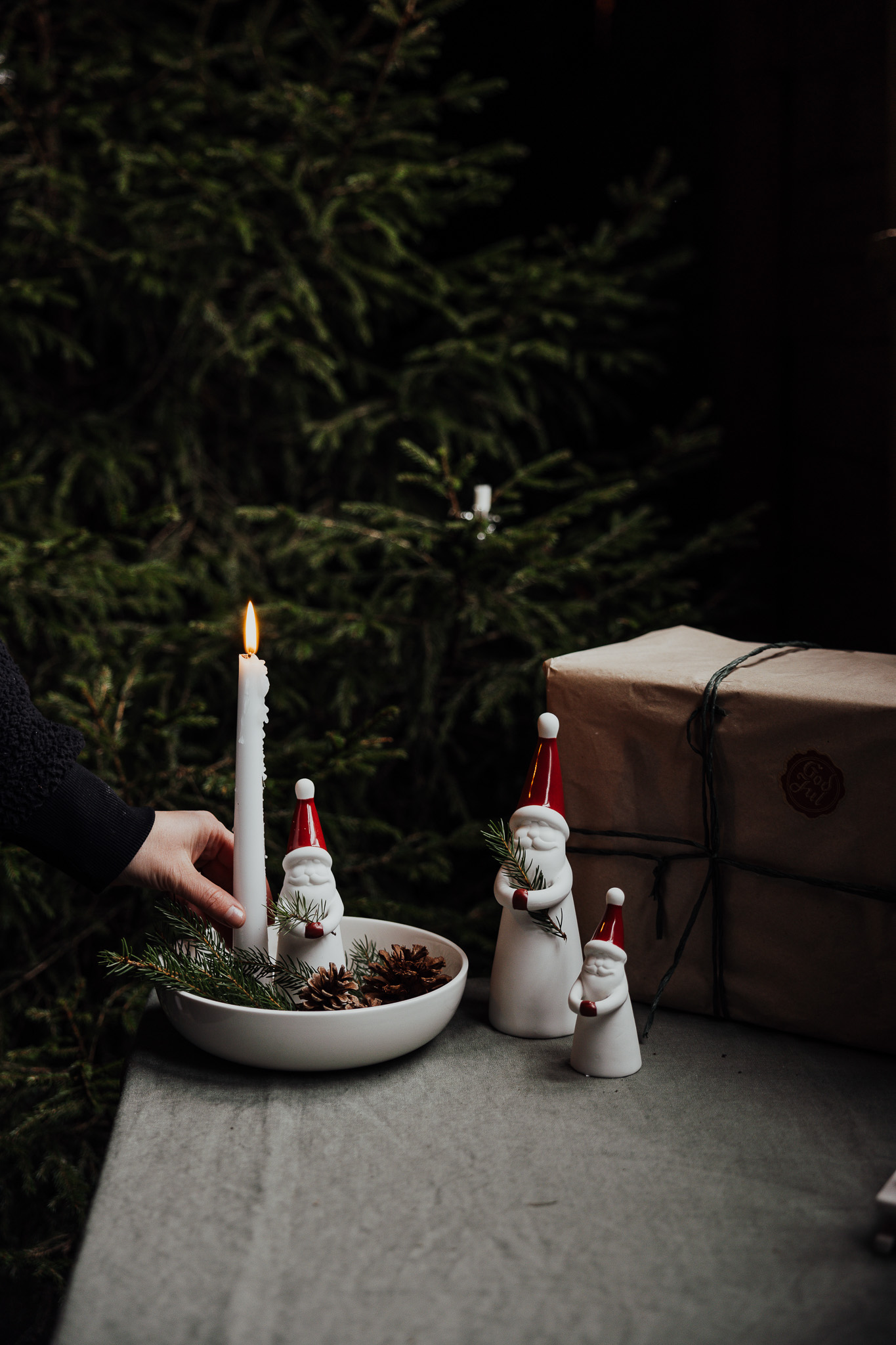 Loke Tomte - Christmas Tomte - 7x21 cm - 3
