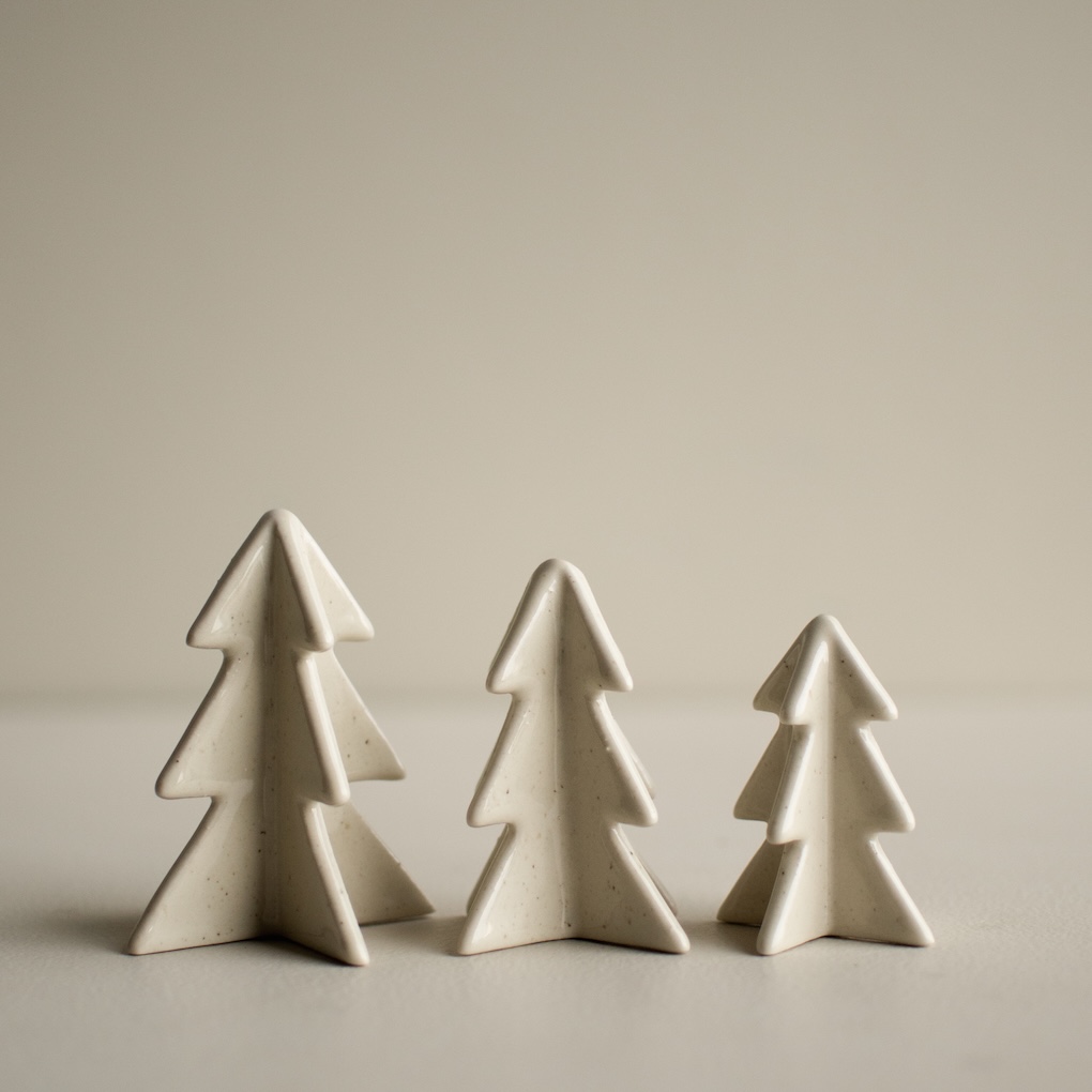 Winter Tree Small - 7 cm - Vanilla - Spruce - Christmas tree - DBKD - 3