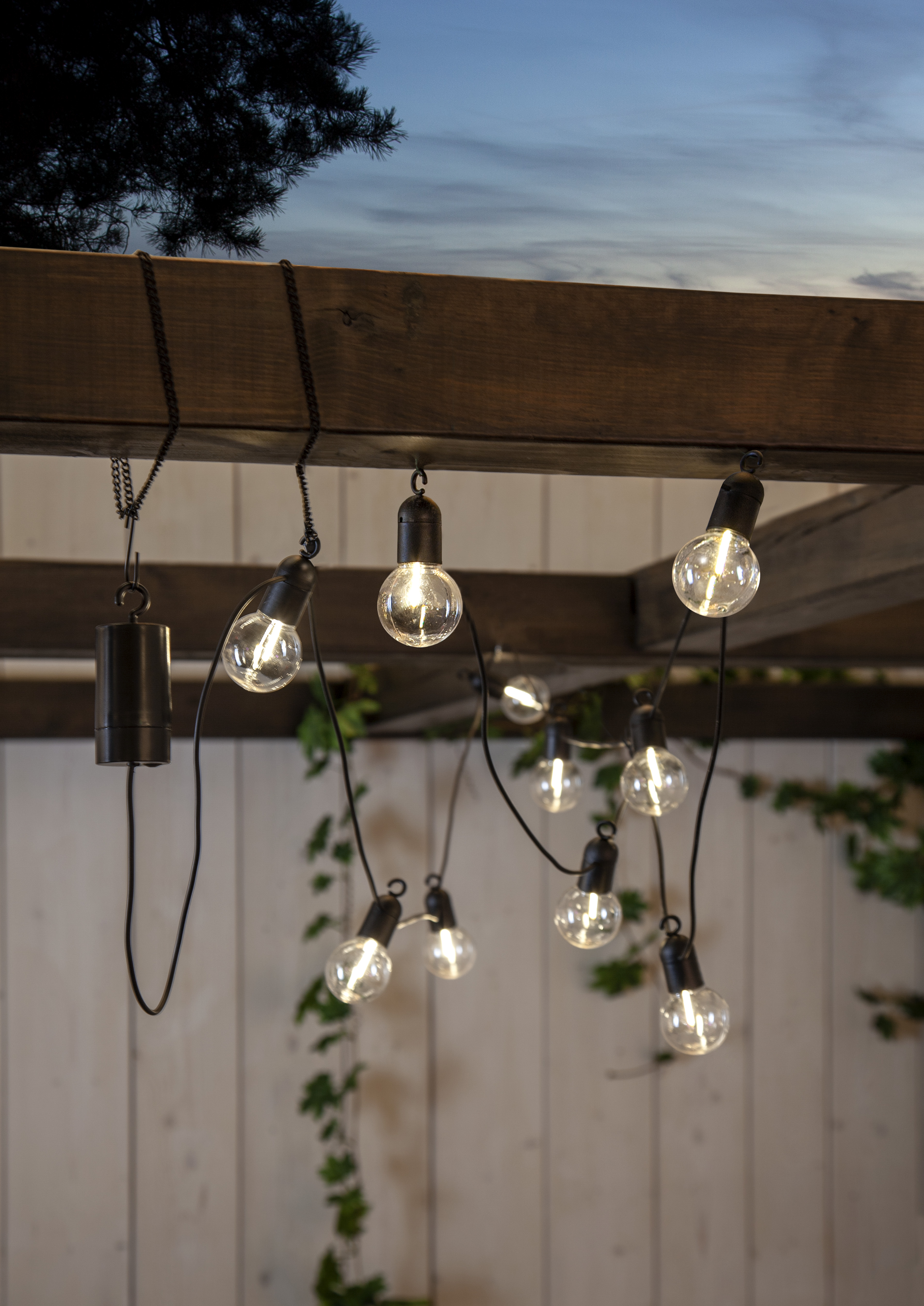 String lights with bulbs - Battery-powered - LED - 3.6 metres - 3