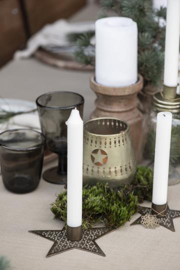 Candlestick - Star - Metal - 13.5x13.5 cm - 3