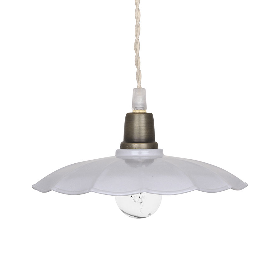 CEILING LAMP SHOEMAKER'S LAMP - ENAMEL LIGHT GREY - 5