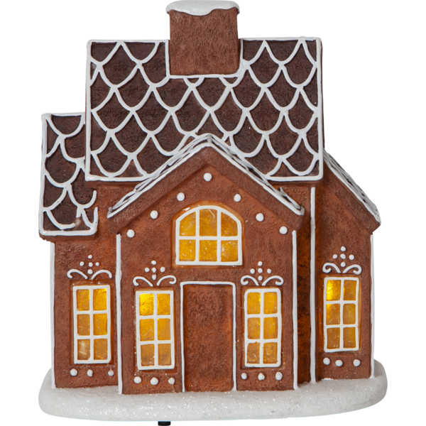 Gingerbread house with lighting - LED - 3
