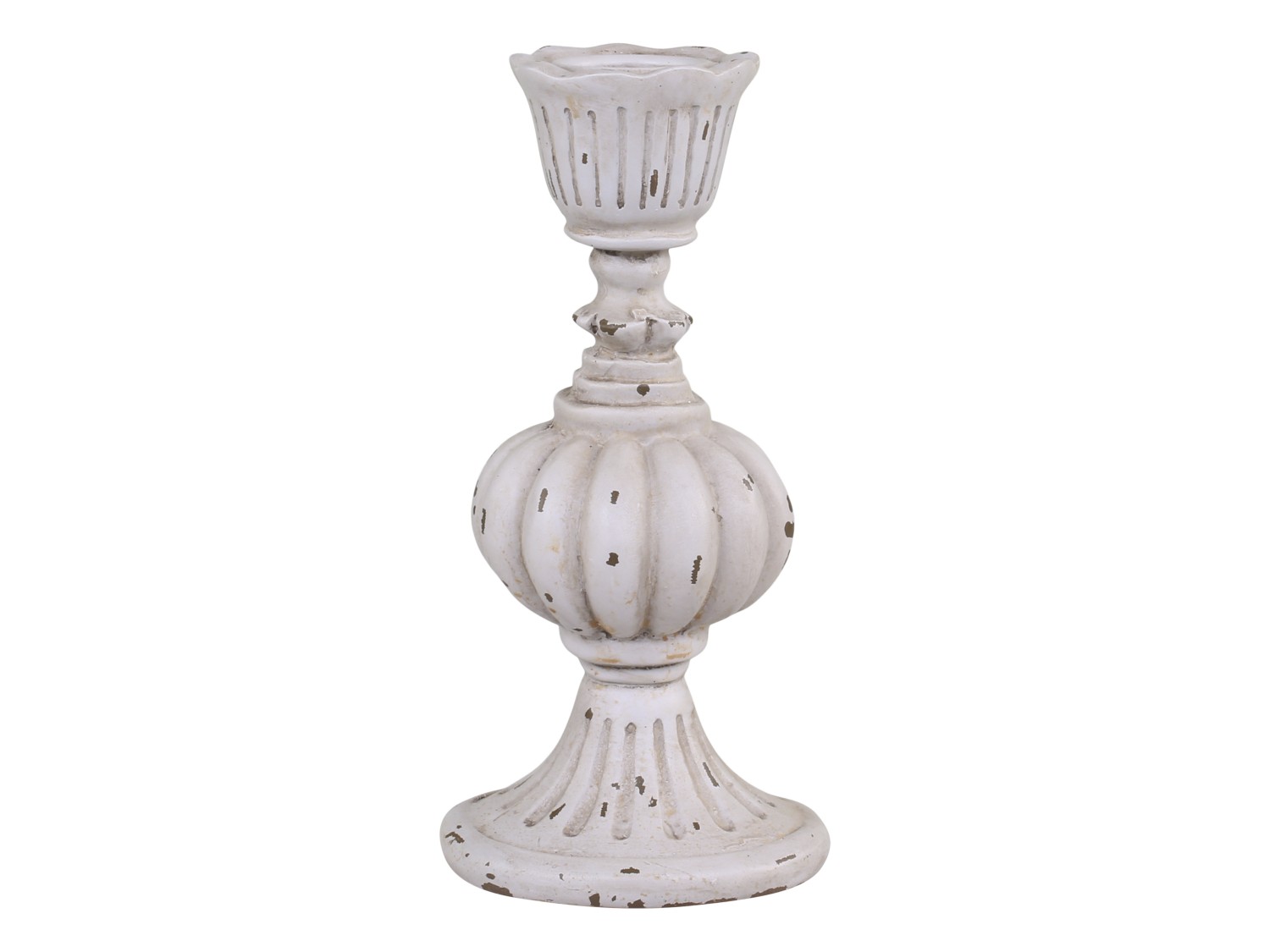 Candlestick 14 cm - Antique Grey - Medium - 3
