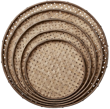 Tray - Bamboo tray - 5-pack
