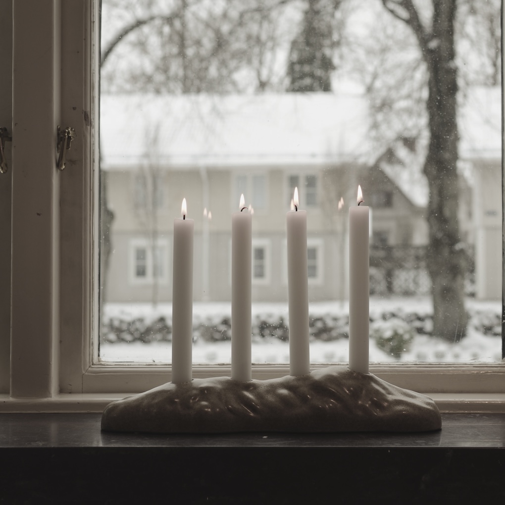 Base Candleholder - Candleholder - Advent candleholder - Beige - DBKD - 2