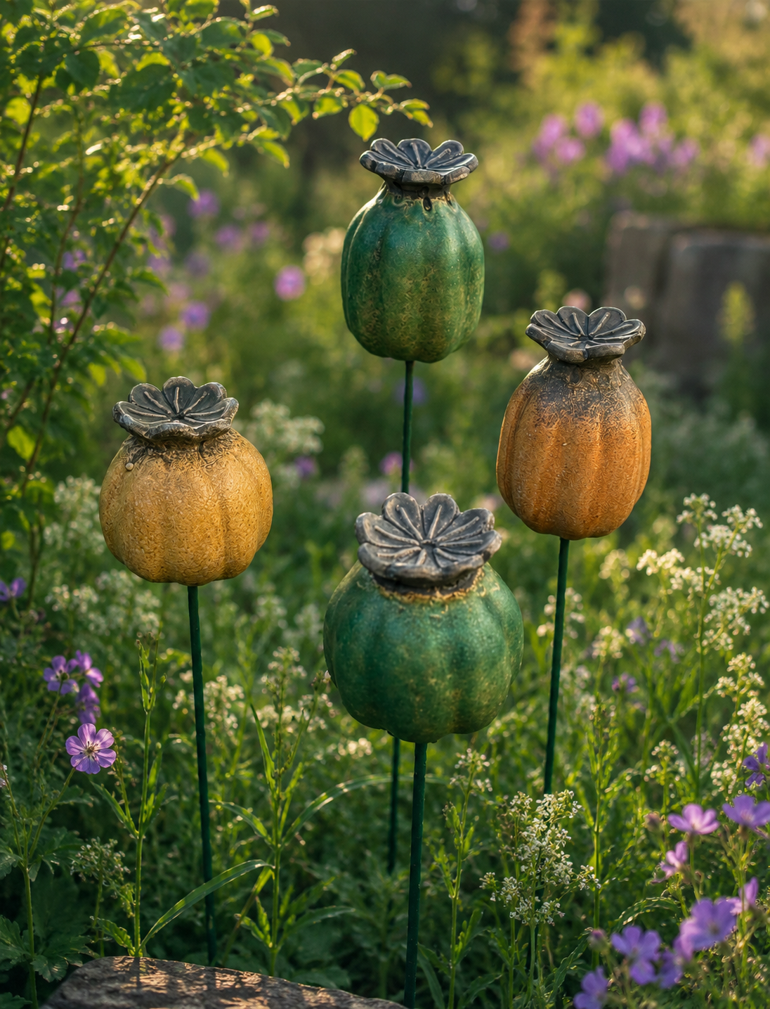 Sticks - Seed capsule - Iron - 51x10,3x6,7 cm - 2