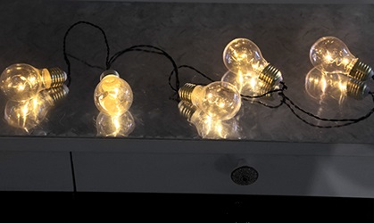 LIGHT CHAIN INCANDESCENT BULB - 150 CM - 9