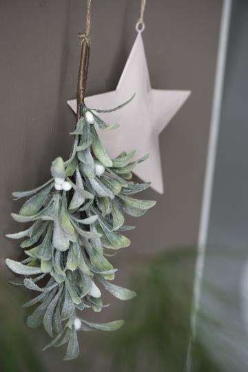Mistel med frost - 33 cm