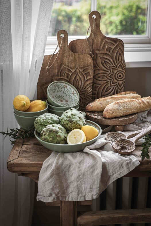 Majas Cutting Board Fleur Organic High 42x24x2 cm - 3