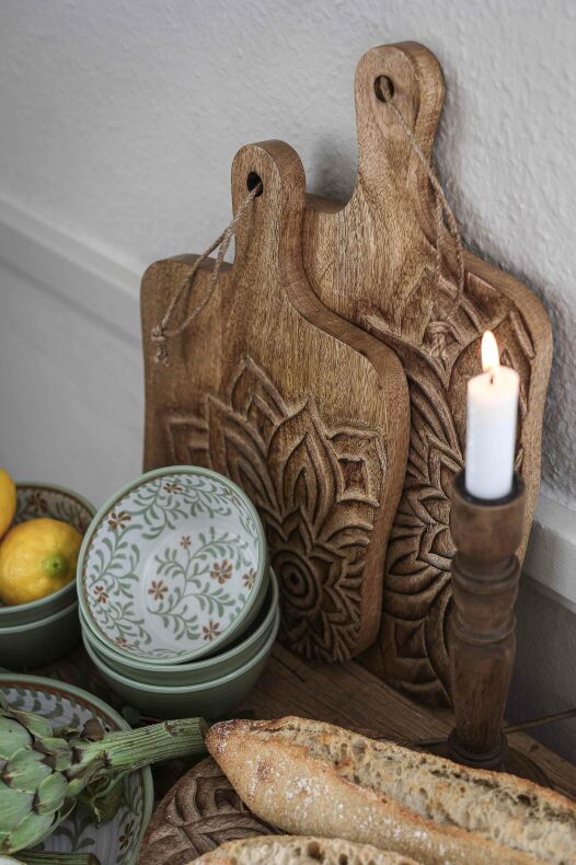 Majas Cutting Board Fleur Organic High 42x24x2 cm - 4