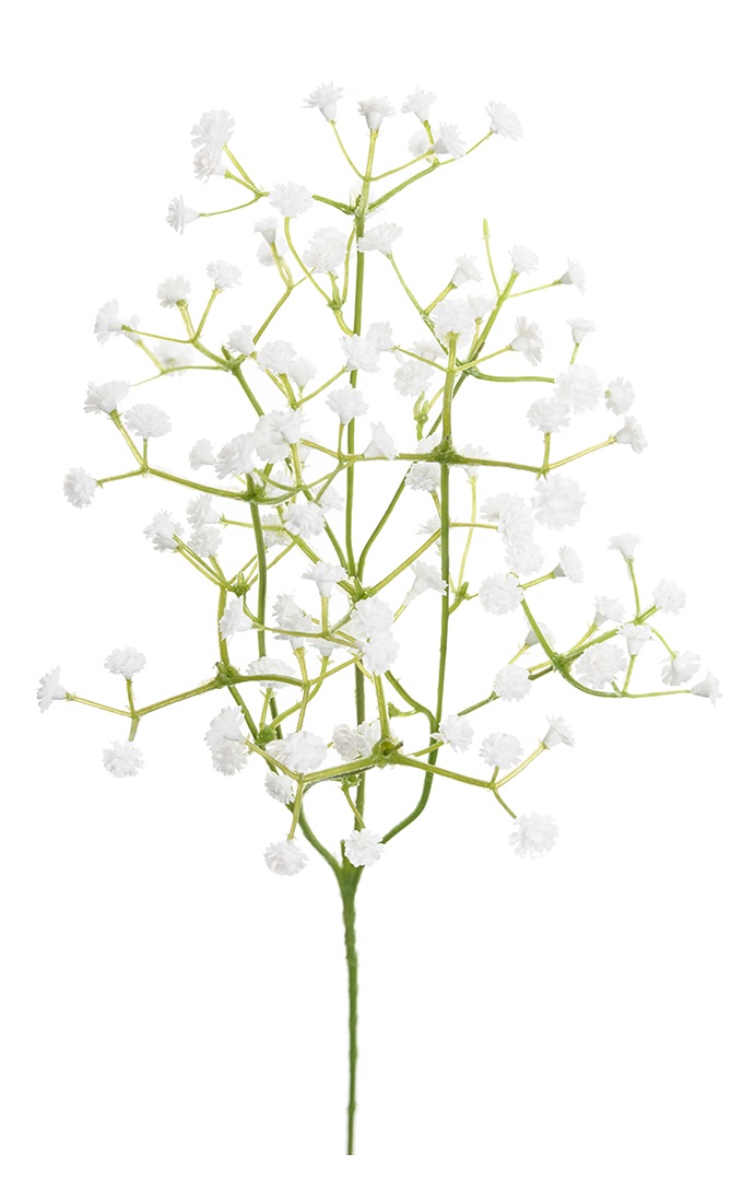 BRIDAL VEIL TWIG/STEM WHITE 50 CM - 4