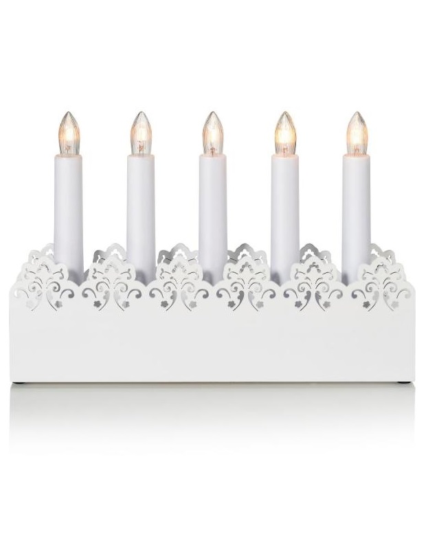 ADVENTSLJUSSTAKE WHITE LACE - 4