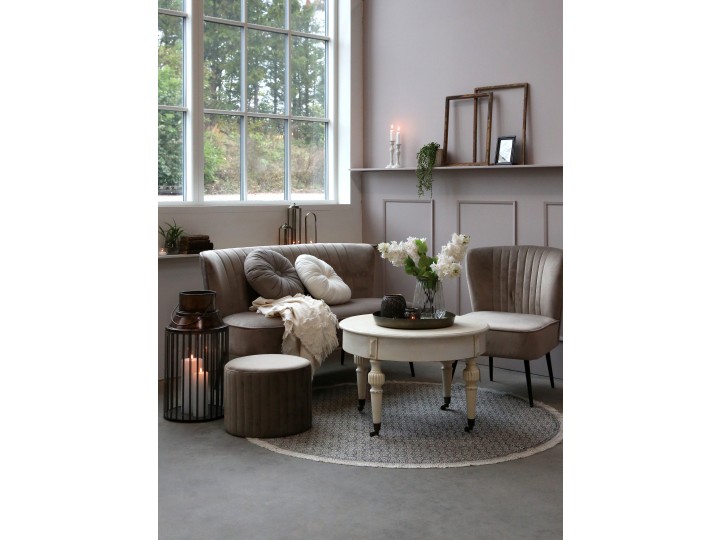 COFFEE TABLE/TABLE ON WHEELS - Ø 70 CM - 3