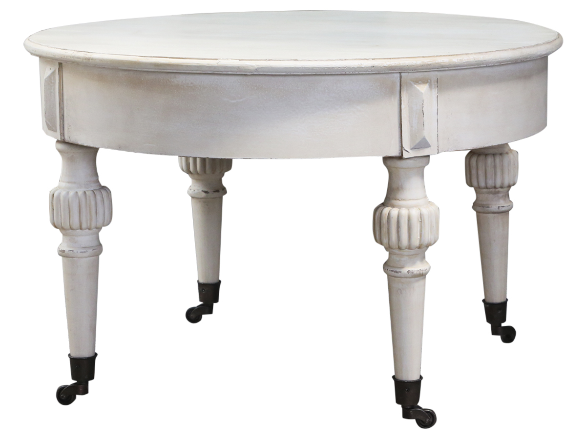 COFFEE TABLE/TABLE ON WHEELS - Ø 70 CM - 7