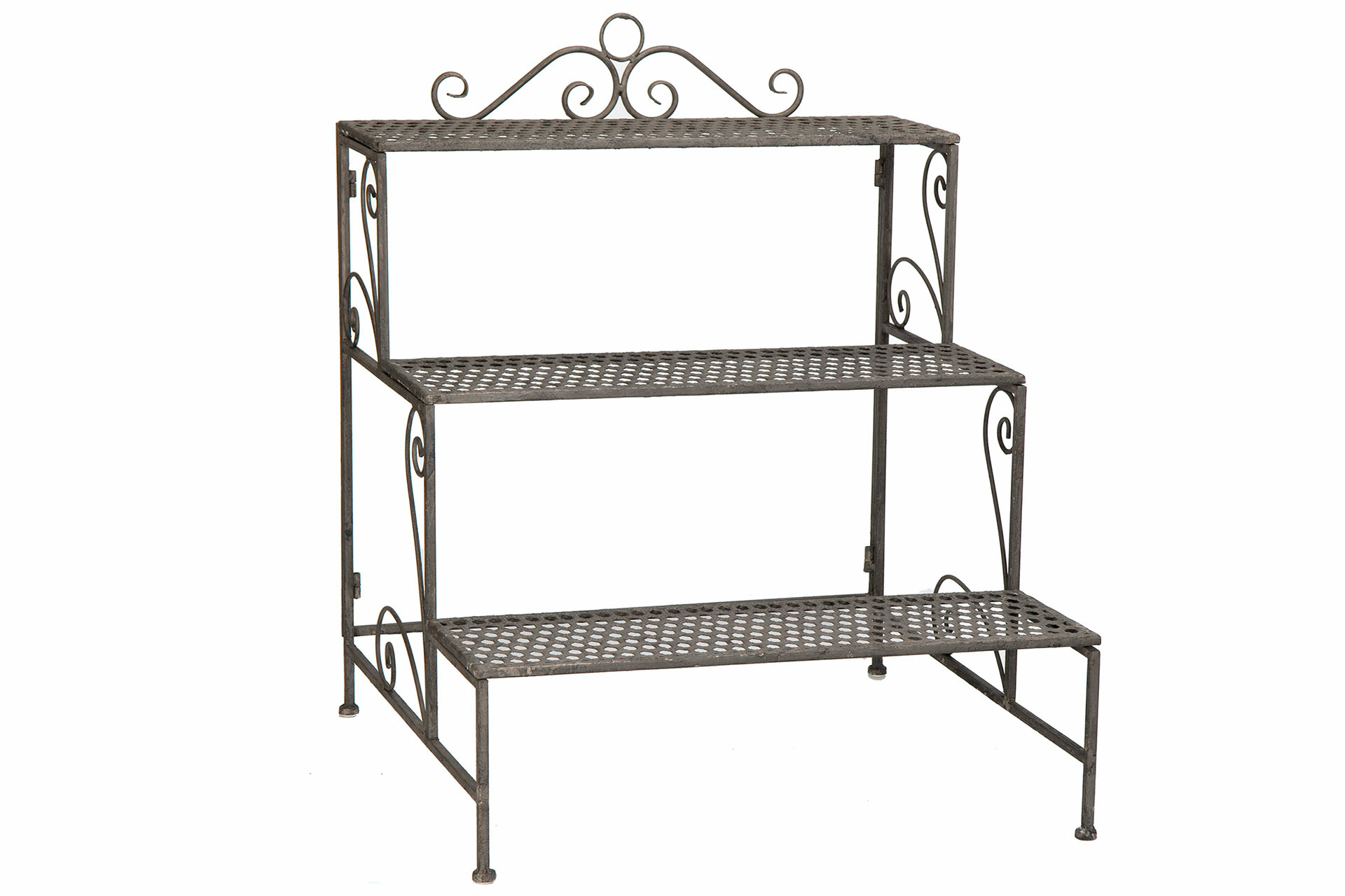 Hylla Växttrappa Fällbar Metall 65x62x78 cm - 2