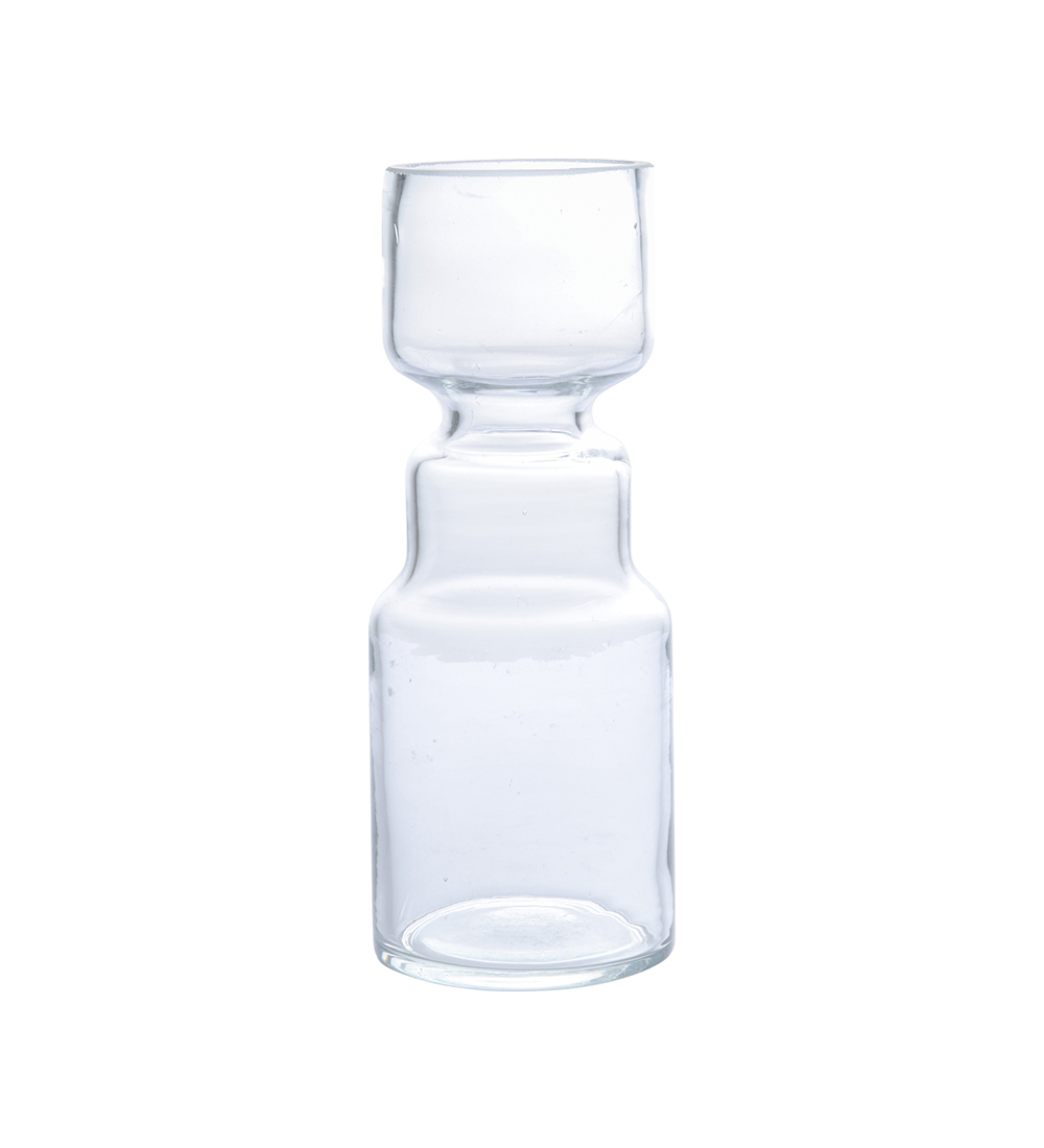 Lökvas - Glasvas - Hyacintvas - 20x8 cm - 2