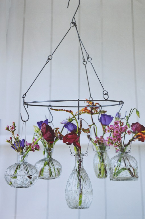 HANGING CUP RACK WITH 9 HOOKS - GREY - 3