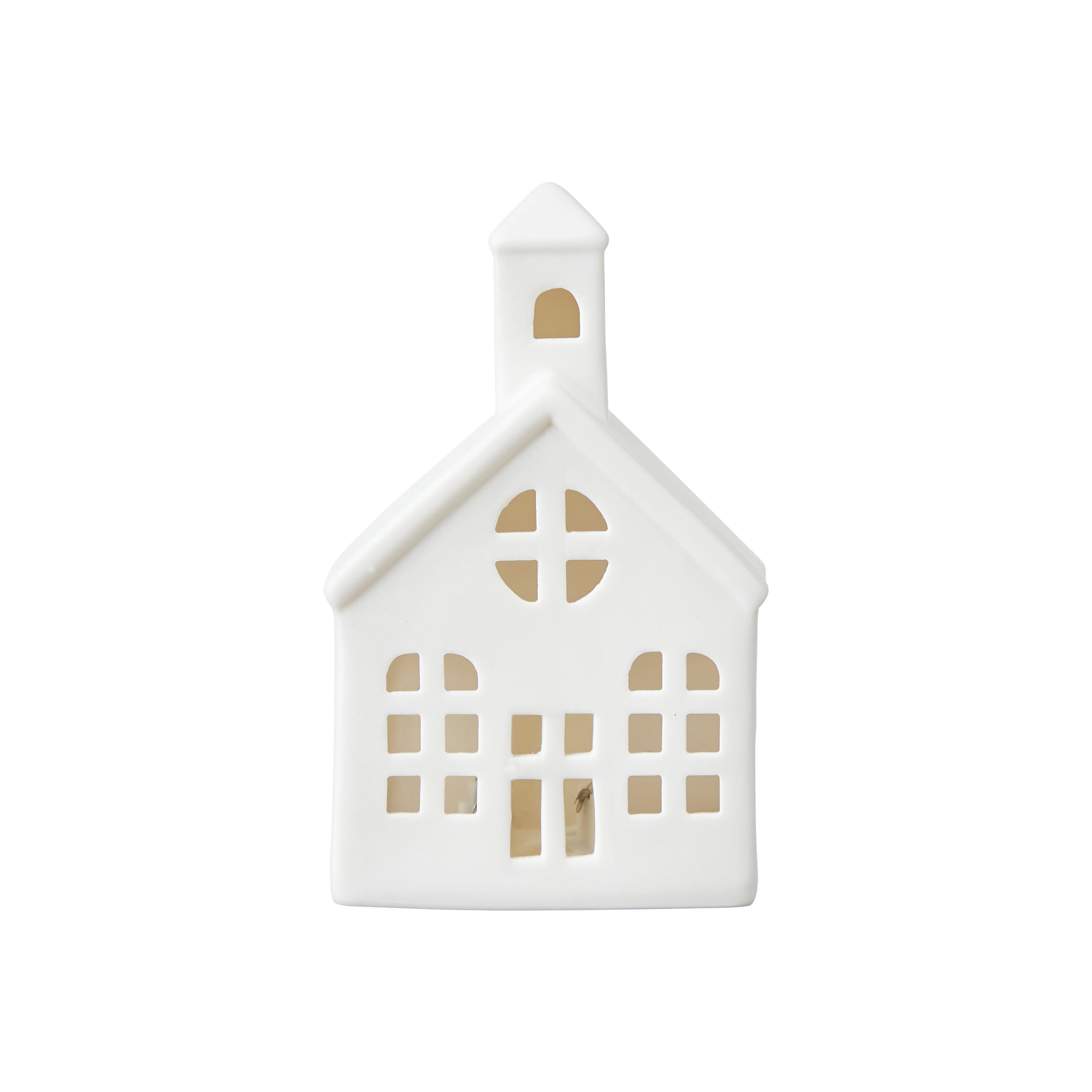 House with lighting - Battery-powered - LED - 3-pack - 5