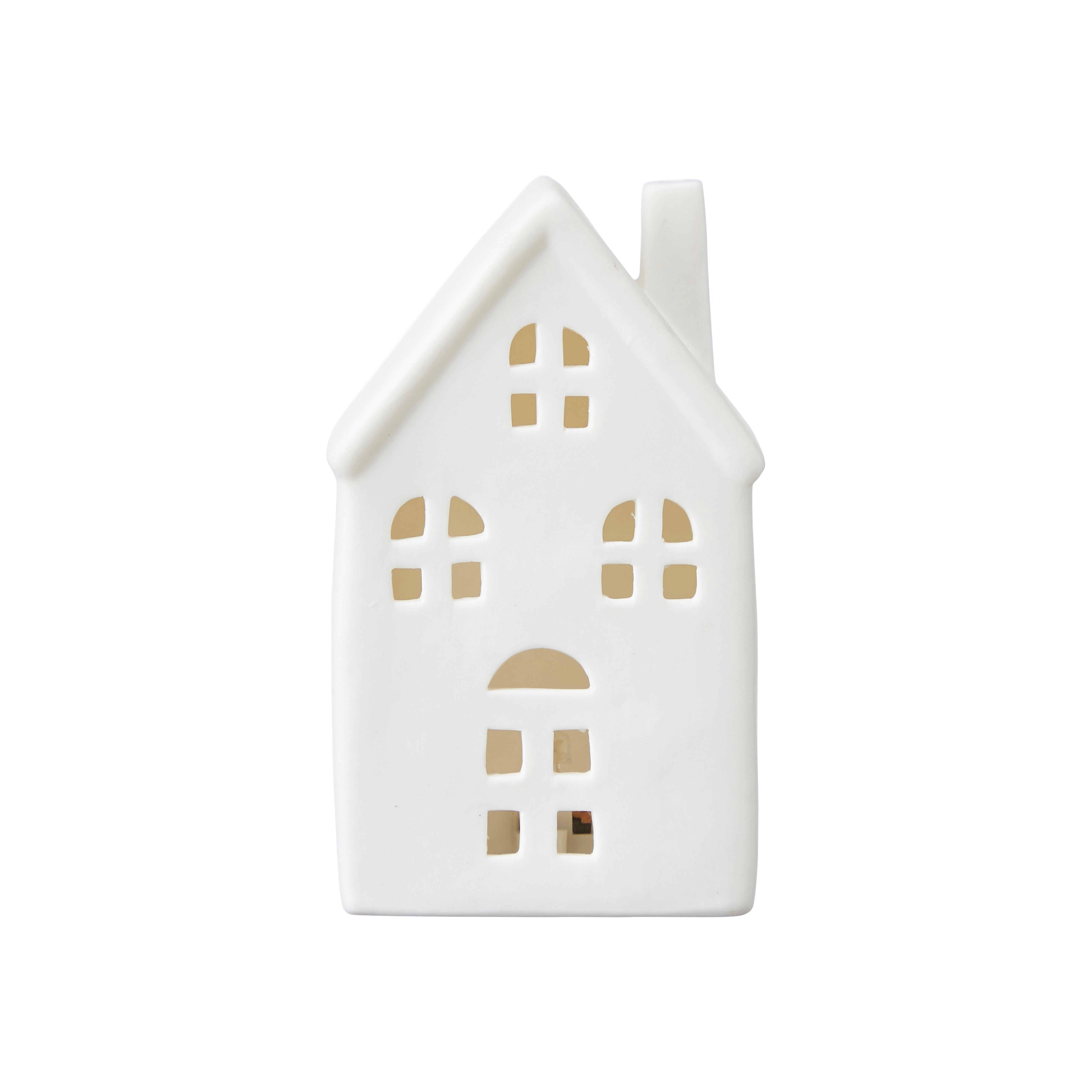 House with lighting - Battery-powered - LED - 3-pack - 3