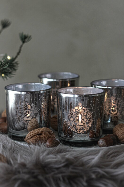 Ljusstake - Adventsljusstake - Lyktor Nummer 1-4  - 2