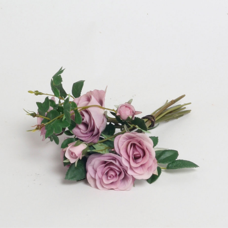 Rose bouquet - Roses - Purple - 25 cm - 2