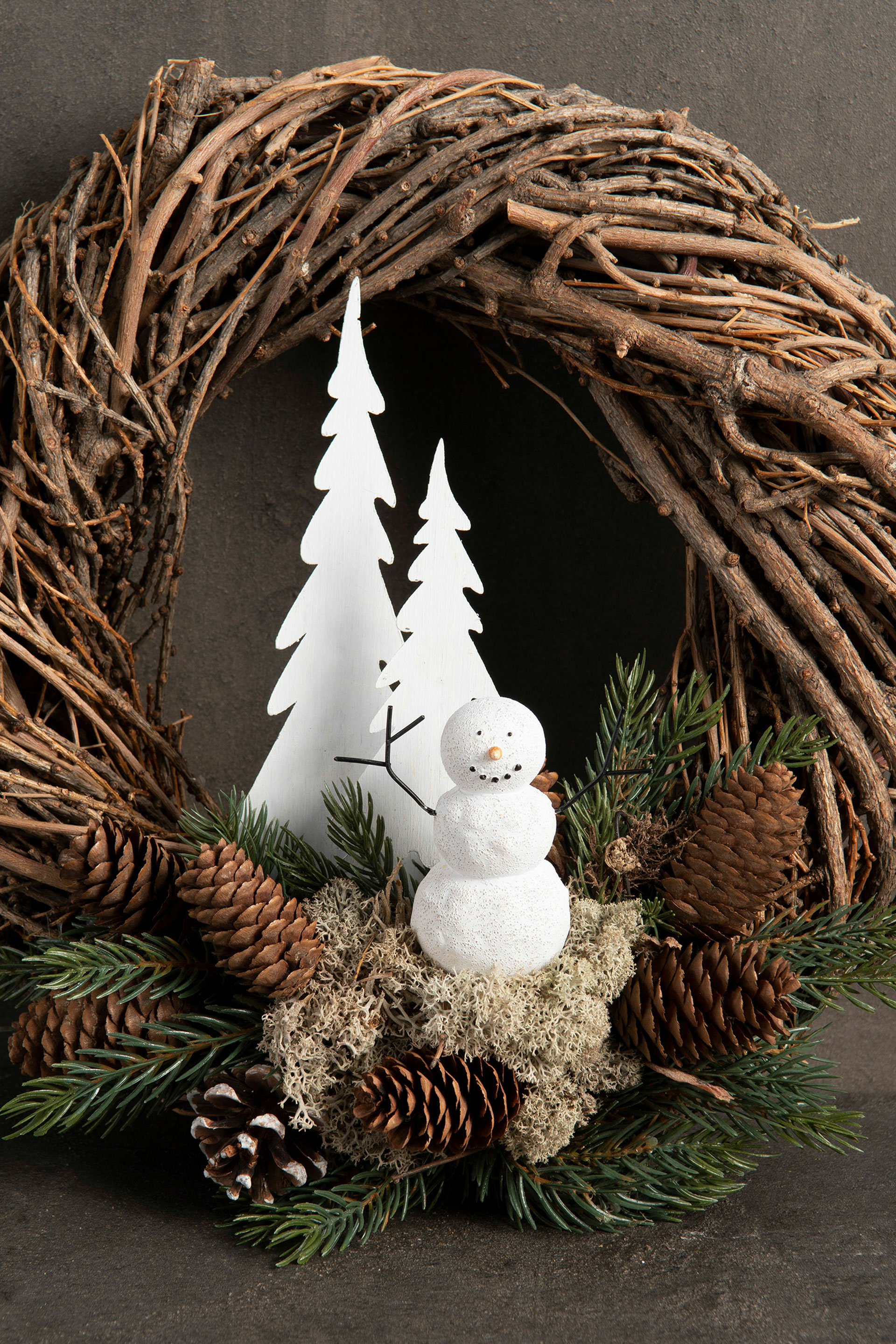 Snögubbe Stick Poly - 7 cm - 1 styck - 2