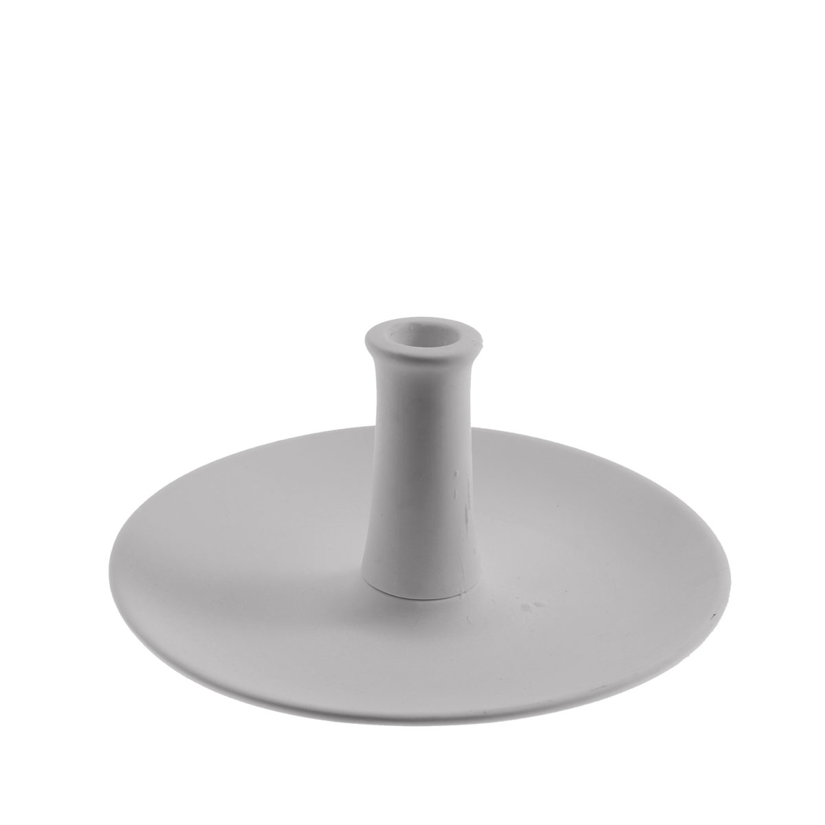 Ljusstake - Ljusgrå keramik - 22 cm - 3