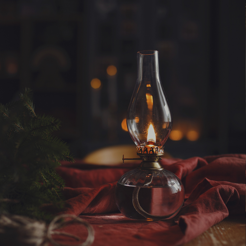 Kerosene lamp - Kerosene lantern Round Small - Glass - 3