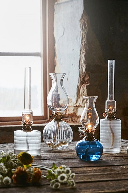 Kerosene lamp - Kerosene lantern Round Small - Glass - 5