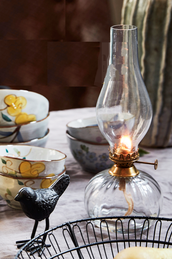 Kerosene lamp - Kerosene lantern Round Small - Glass - 2