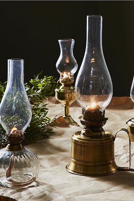 Kerosene lamp - Kerosene lantern Round Small - Glass - 9