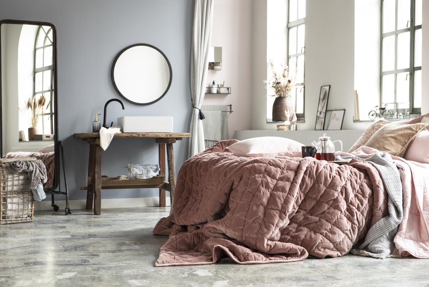 Bedspread - Bedspread - Throw - Rose - 240x240 cm - 3