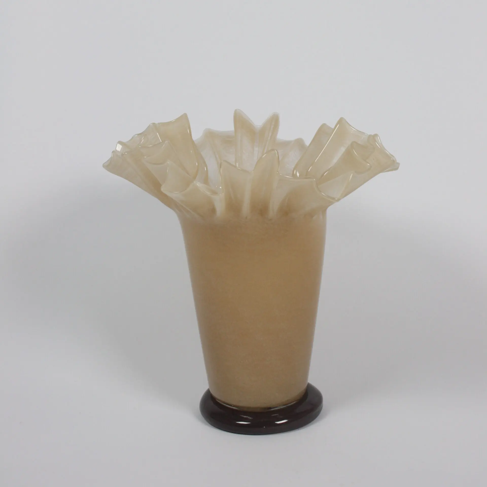 Vase - Glass vase - Beige - 30x22 cm - 3