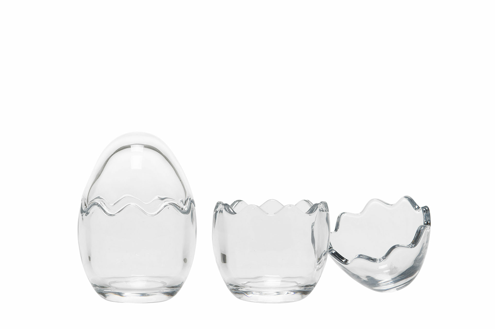 Egg bowl - Easter egg - Egg - Glass Candy Ø8x11 cm - 3