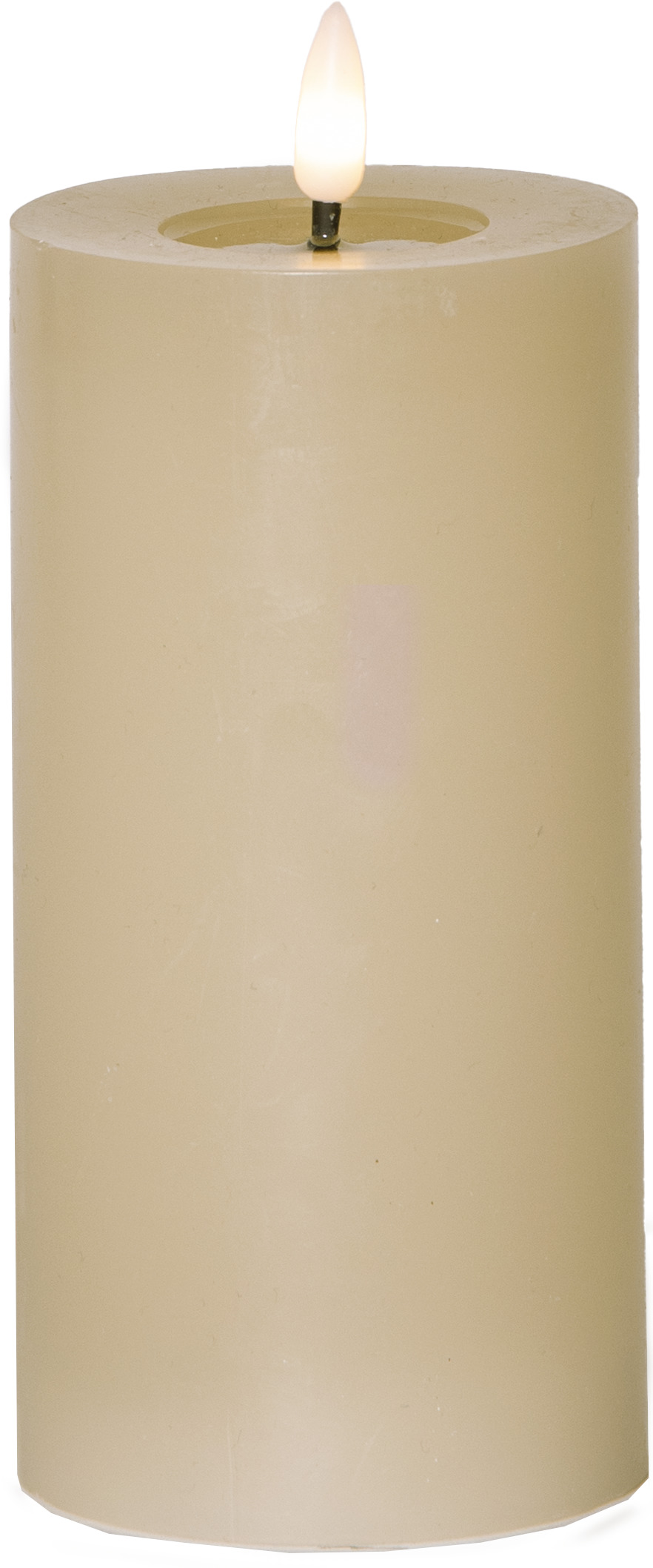 Battery light with timer - LED - Flow - Beige - 17.5 cm - 8