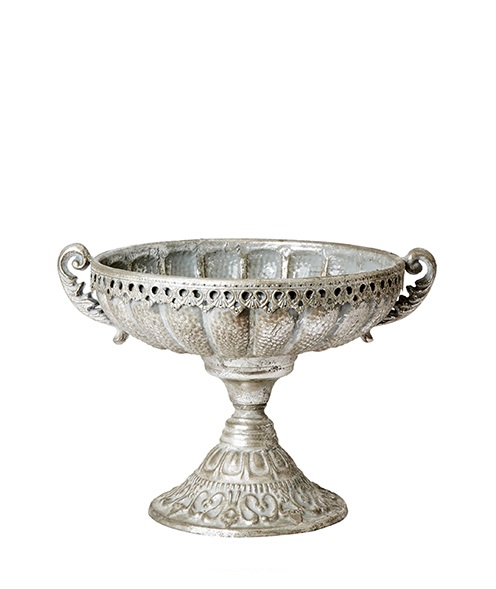 Pot - Trophy - Urn - Antique silver - 2