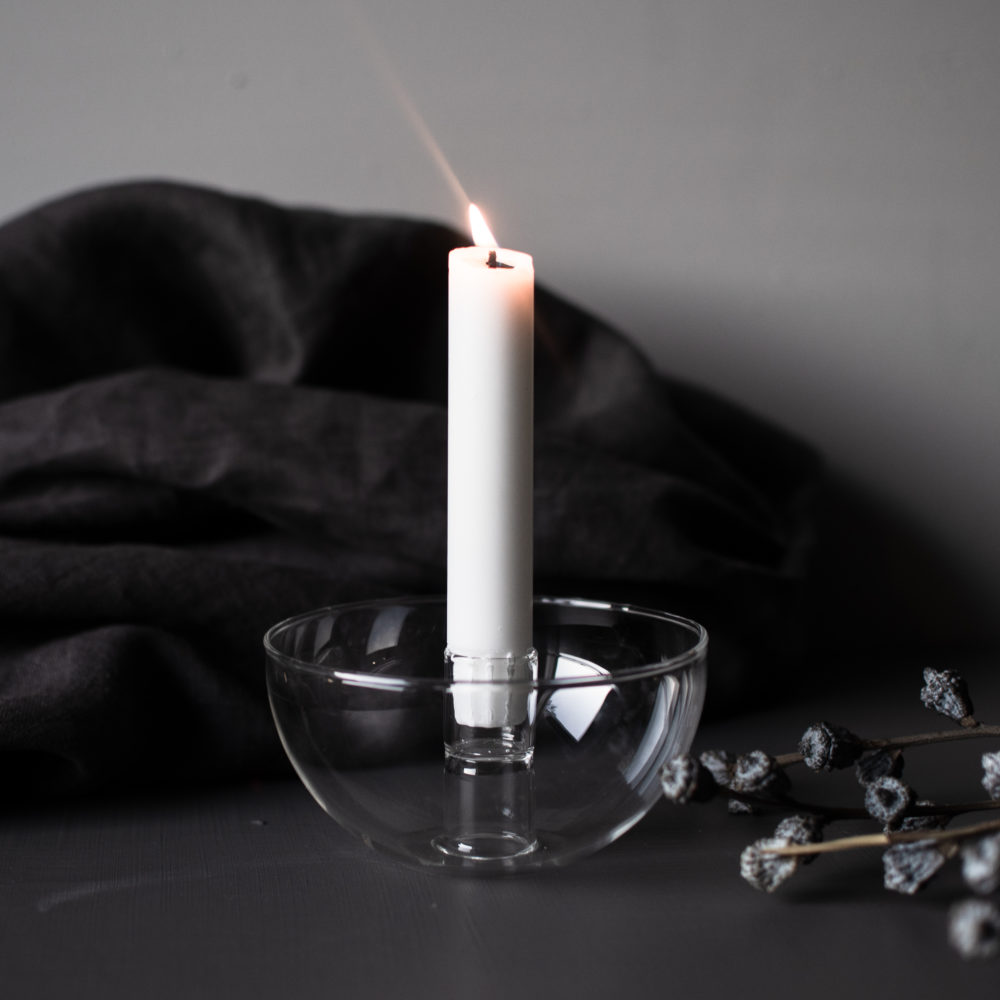 Sevalla - Ljusstake - Glas- Ljusskål - Kronljus - 5