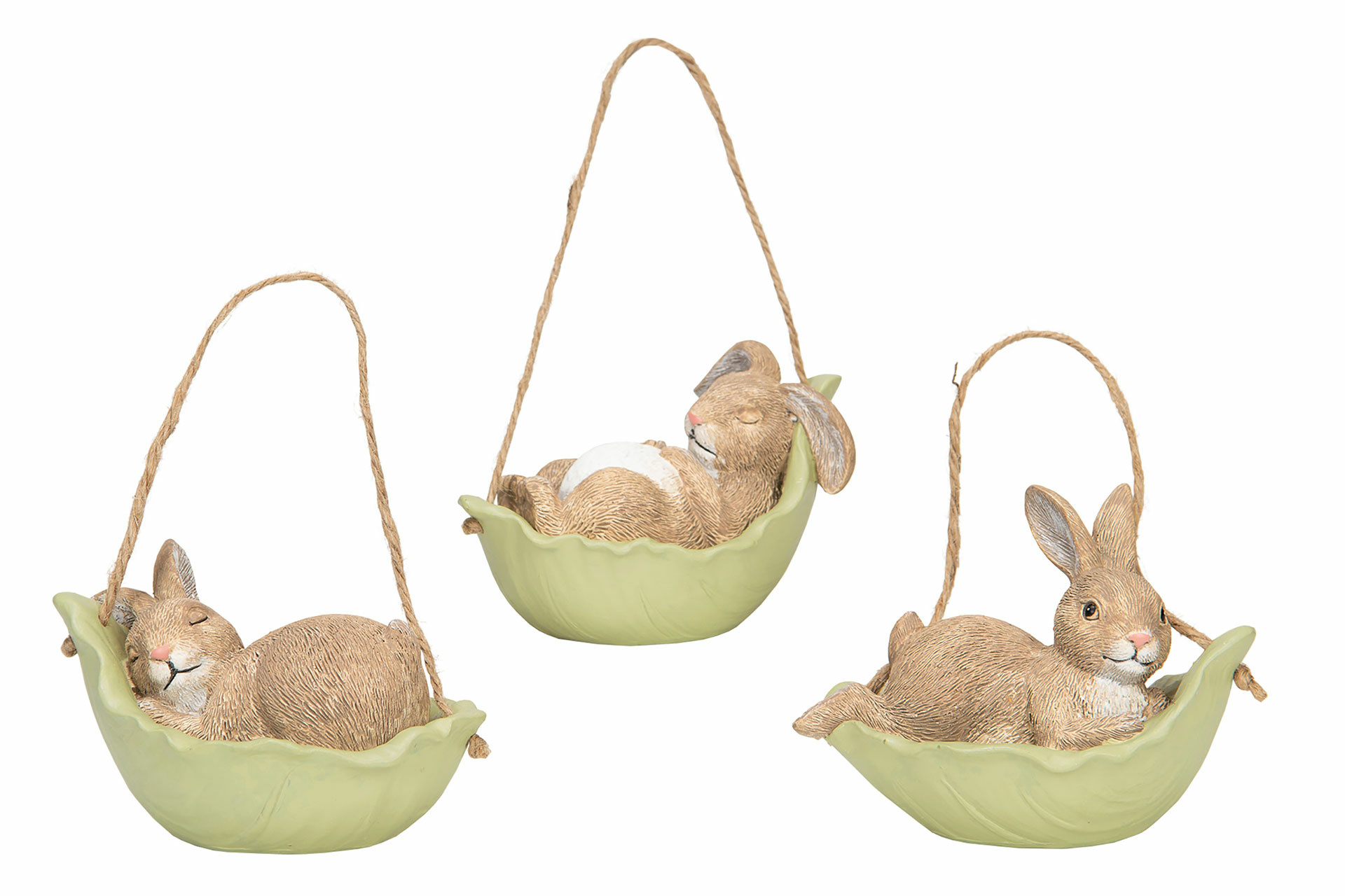 Kaniner Kålblad Häng Mix Poly 10x6,5x6 cm - 3-pack - 4