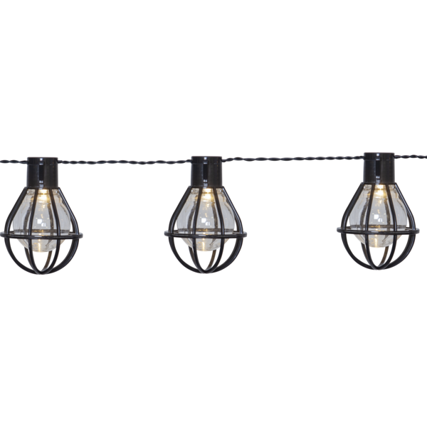 String lights with cages - Industry - 2.8 metres - 2