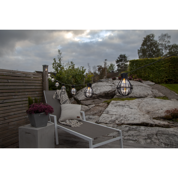 String lights with cages - Industry - 2.8 metres - 4